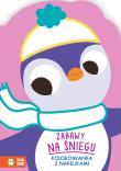 Okładka książki Zabawy na śniegu. Zimowe kolorowanie