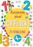 Okładka książki Zaczynamy pisać cyferki. 74 naklejki