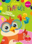 Zadania matematyczne z naklejkami. Główka pracuje. Autor: Natasz Korpik. Dadada.pl Okładka książki Zadania matematyczne z naklejkami. Główka pracuje