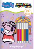 Okładka książki Zagrajmy! Świnka Peppa. Numerkowe kolorowanki