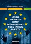 Okładka książki Zagrożenia dla małoletniego ze strony mediów audiowizualnych w świetle standardów europejskich