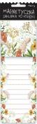 Opakowanie Zakładka magnetyczna notka Kwiaty Boho