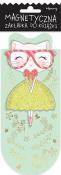Opakowanie Zakładka magnetyczna owal Bibliotekarka