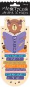 Opakowanie Zakładka magnetyczna owal Miś czyta