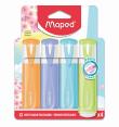 Opakowanie Zakreślacz Classic New Pastel mix 4szt MAPED