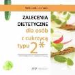 Zalecenia dietetyczne dla osób z cukrzycą typu 2. Autor: Cichocka Aleksandra. Dadada.pl Okładka książki Zalecenia dietetyczne dla osób z cukrzycą typu 2
