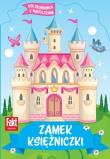 Zamek księżniczki. Kolorowanka z naklejkami. Autor:   Praca zbiorowa. Dadada.pl Okładka książki Zamek księżniczki. Kolorowanka z naklejkami