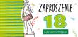 Opakowanie Zaproszenie 18 Chłopak komplet 5 sztuk wraz z kopertami