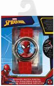 Zegarek cyfrowy ze spinerem w metalowej obudowie Spiderman MV15763. Wydawca: Kids Euroswan. Dadada.pl Opakowanie Zegarek cyfrowy ze spinerem w metalowej obudowie Spiderman MV15763