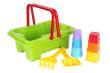 Opakowanie Zestaw do piasku piramidki, koszyk, grabki,łopatka