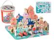 Opakowanie Zestaw drewnianych klocków Miasto 135el