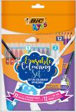 Zestaw flamastry magiczne + kredki wymazywalne BIC Kids Erasable Coloring Set Pouch 12+12 sztuk. Wydawca: Bic. Dadada.pl Opakowanie Zestaw flamastry magiczne + kredki wymazywalne BIC Kids Erasable Coloring Set Pouch 12+12 sztuk