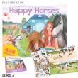 Opakowanie Zestaw kreatywny Koniki Happy Horses  z naklejkami 12502A