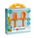 Opakowanie Zestaw łyżeczka i widelec Frootimals orangiefly BPA FREE