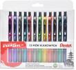 Zestaw piór EnerGel BL77 w etui 12 kolorów. Wydawca: PENTEL. Dadada.pl Opakowanie Zestaw piór EnerGel BL77 w etui 12 kolorów