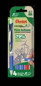 Zestaw piór kulkowych Pentel EnerGel BL77E-ECO 4 szt.. Wydawca: PENTEL. Dadada.pl Opakowanie Zestaw piór kulkowych Pentel EnerGel BL77E-ECO 4 szt.