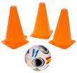 Opakowanie Zestaw sportowy z piłką i pachołkami