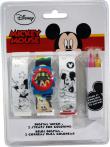 Opakowanie Zestaw zegarek cyfrowy z paskami do kolorowania Mickey WD20326