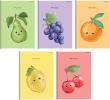 Opakowanie Zeszyt A5/16K kratka Fruits (20szt) TOP2000