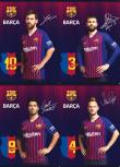 Opakowanie Zeszyt A5 w trzy linie 16 kartek FC Barcelona 7 20 sztuk mix