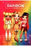 Opakowanie Zeszyt A5 w trzy linie 16 kartek Rainbow High 20 sztuk