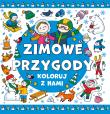 Zimowe przygody. Koloruj z nami. Autor: Opracowanie zbiorowe. Dadada.pl Okładka książki Zimowe przygody. Koloruj z nami