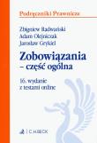 Okładka książki Zobowiązania - część ogólna z testami online w.16