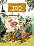 ZOO wymarłych zwierząt T.1. Autor: Christophe Cazenove, Bloz, Maria Mosiewicz. Dadada.pl Okładka książki ZOO wymarłych zwierząt T.1