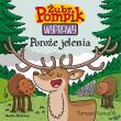 Żubr Pompik. Wyprawy T.21 Poroże jelenia. Autor: Samojlik Tomasz. Dadada.pl Okładka książki Żubr Pompik. Wyprawy T.21 Poroże jelenia