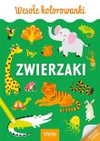 Zwierzaki. Kolorowanka A4. Wesołe kolorowanki. Autor: Opracowanie zbiorowe. Dadada.pl Okładka książki Zwierzaki. Kolorowanka A4. Wesołe kolorowanki