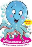 Zwierzakowe kolorowanki. Ośmiornica Olga. Autor:   Praca zbiorowa. Dadada.pl Okładka książki Zwierzakowe kolorowanki. Ośmiornica Olga