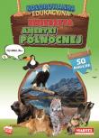 Zwierzęta Ameryki Północnej z naklejkami. Autor: HUBERT WŁODARCZYK. Dadada.pl Okładka książki Zwierzęta Ameryki Północnej z naklejkami