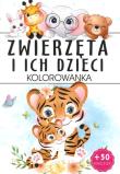 Zwierzęta i ich dzieci. Kolorowanka. Autor: Opracowanie zbiorowe. Dadada.pl Okładka książki Zwierzęta i ich dzieci. Kolorowanka