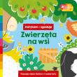 Zwierzęta na wsi. Akademia mądrego dziecka. Dotykam, zgaduję. Autor: Opracowanie zbiorowe. Dadada.pl Okładka książki Zwierzęta na wsi. Akademia mądrego dziecka. Dotykam, zgaduję