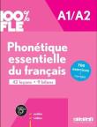 Okładka książki 100% FLE Phonetique essentielle du franc. A1/A2...