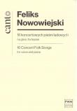 Okładka książki 16 koncertowych pieśni ludowych