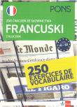 Okładka książki 250 ćwiczeń ze słownictwa. Francuski A1-B2 w.4