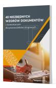 40 niezbędnych wzorów dokumentów z komentarzem dla przewoźników drogowych. Wydawca: Wiedza i Praktyka. Dadada.pl Opakowanie 40 niezbędnych wzorów dokumentów z komentarzem dla przewoźników drogowych