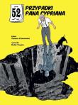 52 przypadki Pana Cypriana. Autor: Tomasz Chlewiński, Trejnis Rafał. Dadada.pl Okładka książki 52 przypadki Pana Cypriana