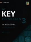 Okładka książki A2 Key for Schools 3 Student's Book with Answers with Digital Pack