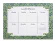 Opakowanie ACS William Morris Planer tygodniowy na biurko