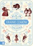 Alicja w Krainie Czarów i Zagadek. Autor: Moore Gareth. Dadada.pl Okładka książki Alicja w Krainie Czarów i Zagadek
