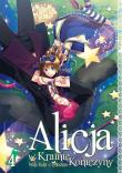 Alicja w Krainie Koniczyny. Tom 4. Autor: Mamenosuke Fujimaru, QuinRose. Dadada.pl Okładka książki Alicja w Krainie Koniczyny. Tom 4