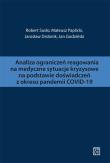 Okładka książki Analiza ograniczeń reagowania na medyczne sytuacje kryzysowe na podstawie doświadczeń z okresu pandemii COVID-19