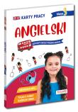 Angielski. Klasa 3. Karty pracy. Autor: Sabina Piłat. Dadada.pl Okładka książki Angielski. Klasa 3. Karty pracy