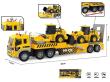 Opakowanie Auto ciężarowe z lawetą i 2 koparkami 1:16