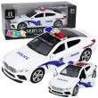 Opakowanie Auto policyjne światło + dźwięk białe