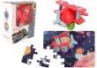 Opakowanie Auto puzzle Przygoda drogowa samolot