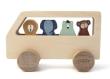 Opakowanie Autobus drewniany dla zwierząt