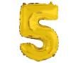 Opakowanie Balon foliowy 5 złoty 35cm